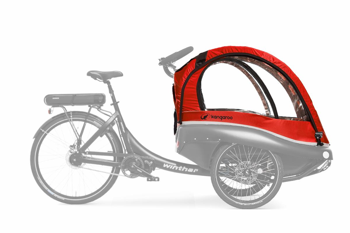 Kangaroo Luxe Kaleche - Rød