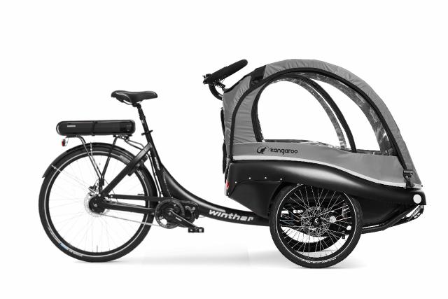 Kangaroo Luxe Hood incl. Head Protection Bars - Grey